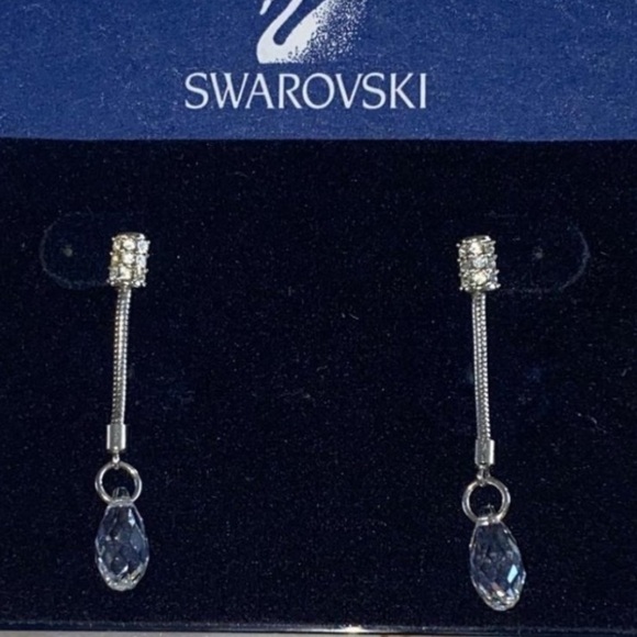 NEW Swarovski Gillian Pierced Earring - Picture 3 of 4